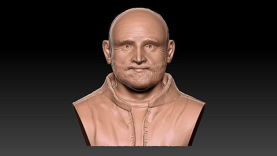cabeza 3d impresión escultura stl personaje anatomía hombre Arte esculturas 3d print model - Mito3D