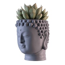 kopf buddha vase buda statue pflanze natur wald haushaltswaren dekor dekoration skulptur 3dprinter druckbar innere außen drucken kunst skulpturen 3d print model - Mito3D