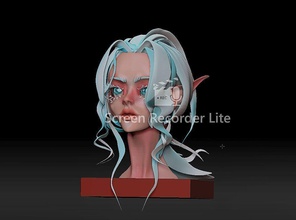 chefe elfo menina o nome dela liqueria a arte humanos cabeça mulher anatomia jovem pessoas personagem ilustração bonita elf garota macio esculturas 3d print model - Mito3D