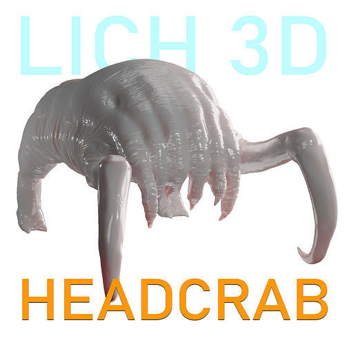 headcrab half life stl vida homem livre criatura miniaturas sci fi jogos caranguejo álice estrangeiro válvula brinquedos 3D print model - Mito3D