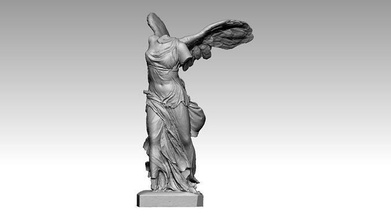 başsız heykel 3d Yazdır model Sanat kanatlar Güzel deko heykeller 3d print model - Mito3D