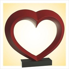 heart decor houseware love symbol romance valentine house 3d print model - Mito3D