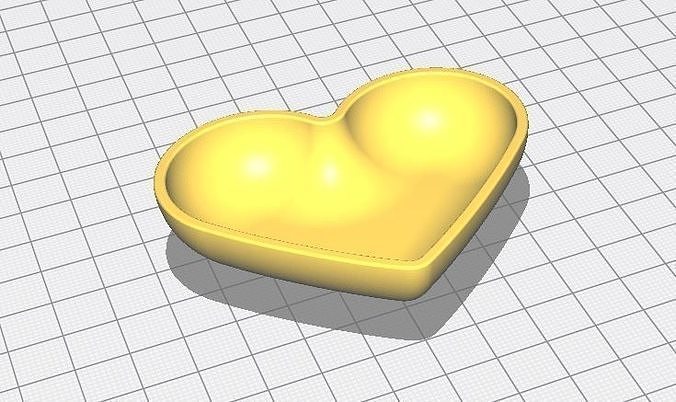 Herz Schüssel Liebe Valentinstag Herzen Küche Haus Valentin Dekor Dekoration Geschirr Innere Container Geschenk Topf David kreuzberg 3D print model - Mito3D