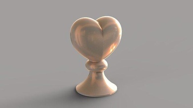 heart candle silicone mold bougie 3dprint wax moule decor printable housedeco moldmaking design 3d inventor art sculpture coeur diy hobby 3d print model - Mito3D