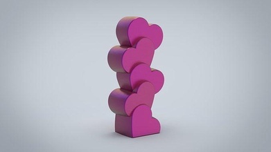 heart candle silicone mold bougie 3dprint wax moule printable moldmaking design art sculpture coeur decor housedeco 3d inventor diy hobby 3d print model - Mito3D
