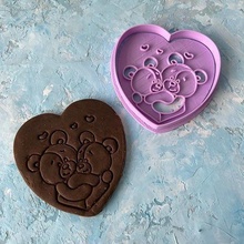 heart cookie cutter cookiecutter games toys house kitchen dining cookiestamp cake food cutting nickelodeon kids play decoration disney micky 3d print model - Mito3D