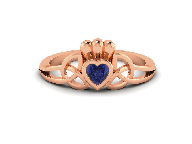heart diamond ring 3dm render details rings wedding engagement jewel jewellery printable gold jewelry silver platinum luxury precious 3D print model - Mito3D