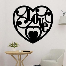 heart love 2d wall art wall art decor sticker love loving heart 2d 