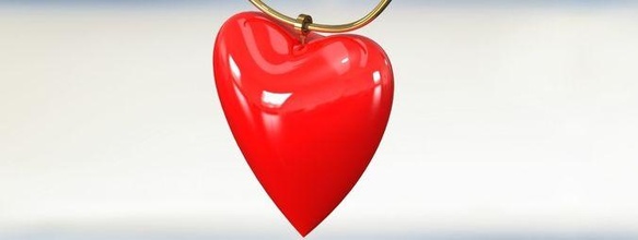 heart necklace love 3d solidworks romance jewelry fashion valentine necklaces 3d print model - Mito3D
