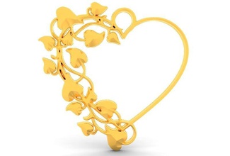 heart pendant 12 art fashion print jewelry valentine love keychain pendants 3d print model - Mito3D