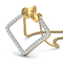 cuore pendente 3dm stl fbx obj render dettagli gioielleria moda Accessori oro diamante design lusso signora donna donne ragazza ciondoli argento stampabile 3d print model - Mito3D