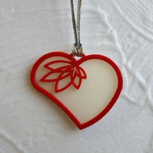 kalp kolye takı aşk romantizm hediye kutlama mevcut yazdırılabilir doğum günü valentinesday 3dprinted tanyaakinora heartpendant 3d print model - Mito3D
