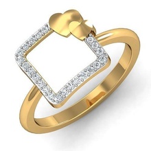 cuore squillare 3dm stl fbx obj render dettagli diamante oro argento stampabile engagement gioielleria Fidanzamento nozze moda bellezza zaffiro abbigliamento braccialetto solitario anelli 3d print model - Mito3D