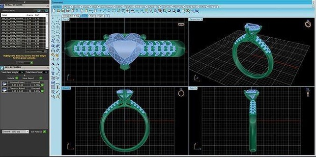 heart shape solitaire engagement ring halo engagementring set jewelry rings gold wedding diamond silver printable vintage bridal pave emerald princess 3d print model - Mito3D
