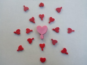 kalp Sevgililer aaa takı valentine valenti gün aşk cupid diğer vegan cgtrader 3d print model - Mito3D