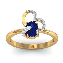 heart wedding engagement ring 3dm stl fbx obj render details jewellery gold exquisite gem gemstone sapphire amethyst emerald garnet topaz ruby diamonds jewelry rings 3d print model - Mito3D