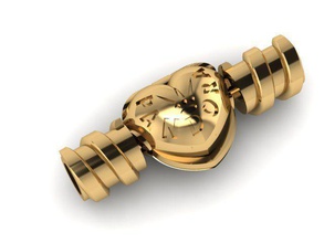 cuore di scrittura fascino blocco set gioielli oro argento disco platino diamante brillante gemma anello orecchino la collana ciondolo braccialetto fibule pandora il pandoraball charmball 3d stampabile bracciali 3d print model - Mito3D