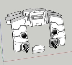 lourd cybot brise siège armure mk3 astronaute primaris primarisspacemarine dreadnought améliorer ajouter 40k marteau guerre jeux jouets 3d print model - Mito3D