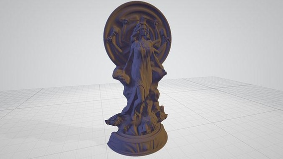 hecate hekate goddess stl v4 statue sculptures art 3d model greek 3d print model - Mito3D