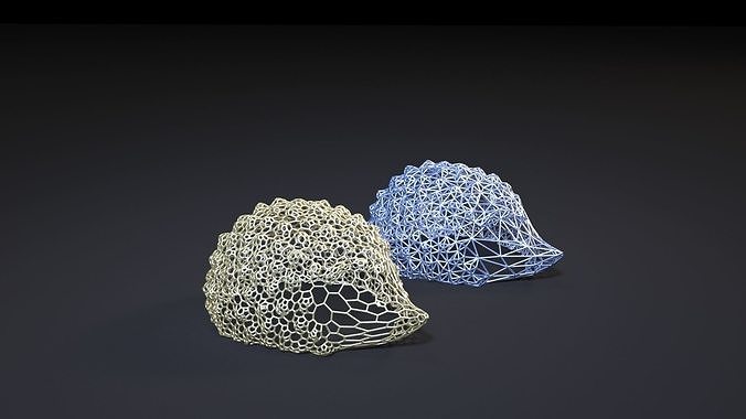 kirpi figürinler heykelcik dekorasyon Sanat ev şekil tel kafes Voronoi dekor Lamba 3D print model - Mito3D