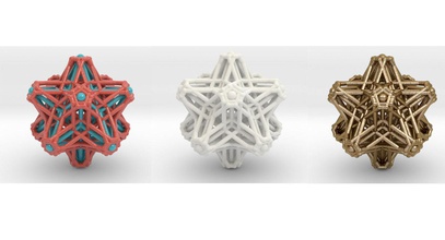 hedron stelle nido giochi-giocattoli 3d geometrica modelli di stampa stampate la geometria designtech matematica parametrico stella unico xeebone art matematiche arte giochi i giocattoli 3d print model - Mito3D