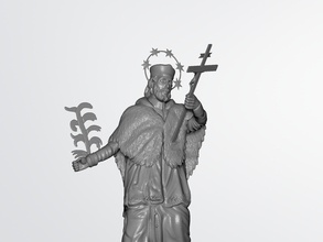 Heiligen statue Allemagne prag Kelheim Heiligie Heiliger sculpter sculpture Heilige Johannes art sculptures 3d print model - Mito3D