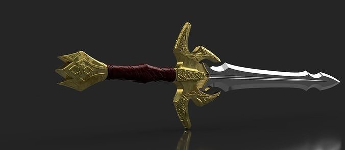 heimdall kılıç mcu hayret kahraman komik asgard anıt bifrost thor destek kostüm oyunu babalar i̇skandinav viking hobi kendin yap 3D print model - Mito3D