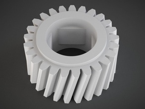 helical gear helix spiral small hobby diy mechanical parts 3d print model - Mito3D
