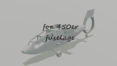 helicopter oh1 ninja 450 fuselage x220 y220 z220 seat pilot vehicle car airplane boat truck 3d printing race chair stadium cockpit hobby diy 3d print model - Mito3D