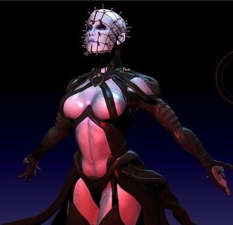 hell priestess sculpture femenine statue sculptures character figure woman dark hellraiser art 3d print model - Mito3D