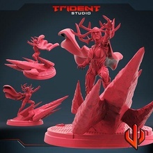 inferno Regina giocattoli eroe miniature tavolo sculture Giochi tavola 3d print model - Mito3D