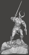 hellboy generation hell hero muscle strong hobby diy 3d print model - Mito3D