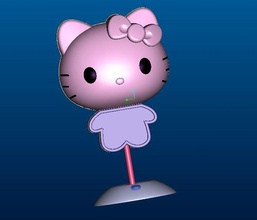 gatito mesa lámpara juguetes felino modelo juegos ligero focos 3d print model - Mito3D