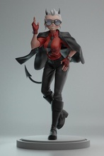 helltaker justice girl character woman figure art sculptures games toys 3d print model - Mito3D
