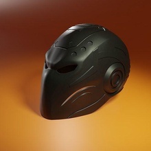 helmet 3d print model avengers armor head face mask robot equipment plastic protection games art printing printable hobby diy 3d print model - Mito3D