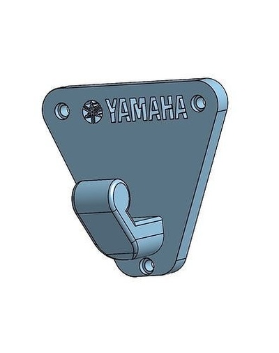 helm aufhänger yamaha lager möbel plastik ausrüstung industriell hobby diy automobil 3d print model - Mito3D