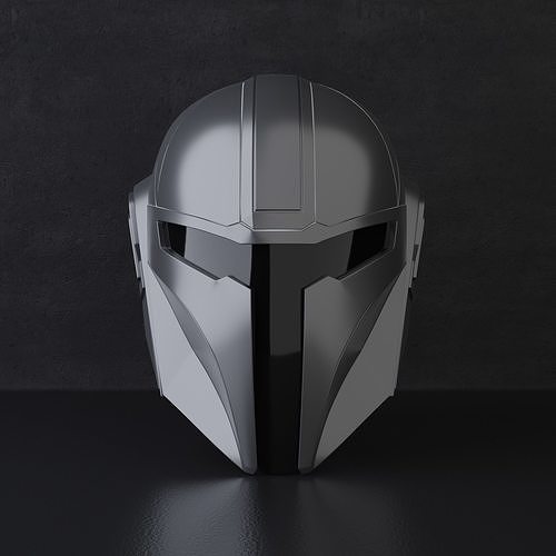 capacete inspirado mandaloriano Guerra Estrelas Estrela guerras cosplay Jedi personalizadas design personalizado 3d passatempo faça 3D print model - Mito3D
