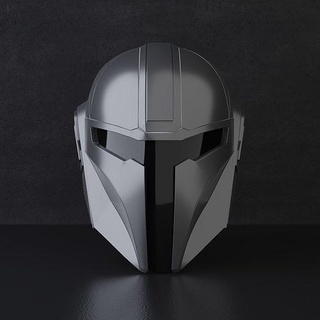 capacete inspirado mandaloriano Guerra Estrelas Estrela guerras cosplay Jedi personalizadas design personalizado 3d passatempo faça 3d print model - Mito3D