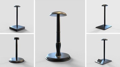 kask standlar ayakta durmak Sanat süs şapka lüks çağdaş klasik basitlik dümen dekor taramalar kopyalar 3d print model - Mito3D