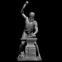 hephaestus 3d modelo escultura hefesto grego mitologia 3dprint 3dsculpt personagem zbrush grécia ferreiros fogo vulcões impressão estátua arte esculturas 3d print model - Mito3D