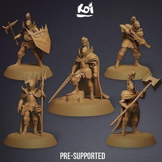 heralds storm - bundle knight miniature proxy age hero empire paladin tabletop set removable parts 3d print 3dprint fantasy warhammer figure statue games toys board 3d print model - Mito3D