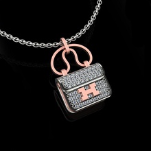 Hermès pendentif 12 bijoux luxe élégant bague gemme or argent mariage diamant boucle d'oreille bracelet colliers rhinocéros accessoire beauté mode conception goujat bijou 3d print model - Mito3D