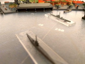 hexadécimal bunker marins accessoires planche jeux jeu plateau jeu jouets ruiner spectateurs terrain mur guerre soute 3d print model - Mito3D