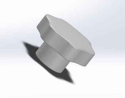 verhexen Steckdose Griff Ersatz Griffe drehen 3dmodel drucken 3dprint mechanisch Tür Knopf Hobby DIY Teile 3d print model - Mito3D