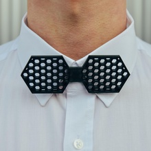 esagono papillon moda collare uomo la cravatta persone business l'usura formale abbigliamento uomini pant 3dprintable altri 3d print model - Mito3D