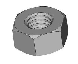 tuerca hexagonal hobby-diy la de industria diseño hexágono industrial hobby diy afición bricolaje otros parte 3d print model - Mito3D