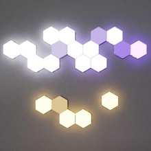 hexagonal light walllight 3dprintlight 3dprintwallllight hexagonallight hexagonal3dprintlight house lighting 3d print model - Mito3D