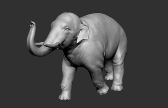 asiático elefante figurilla arte decoración regalo escultura estatua estatuilla figuritas miniatura deco esculturas mamífero 3d print model - Mito3D