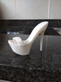 high heel mules higheel fashion shoes heels 3d print model - Mito3D