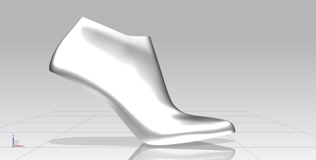 alto tacón zapato zapatilla deporte calzado bota goma rene sandalia meseta escapando moda zapatos 3D print model - Mito3D